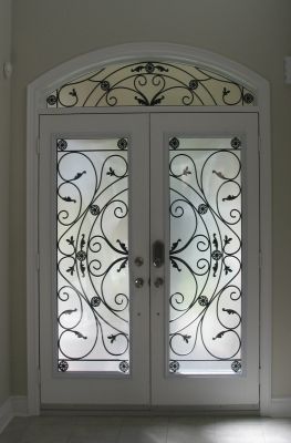 Wrought Iron Decorative Glass Inserts Winnipeg Wrought Iron Decorative Glass Inserts Winnipeg