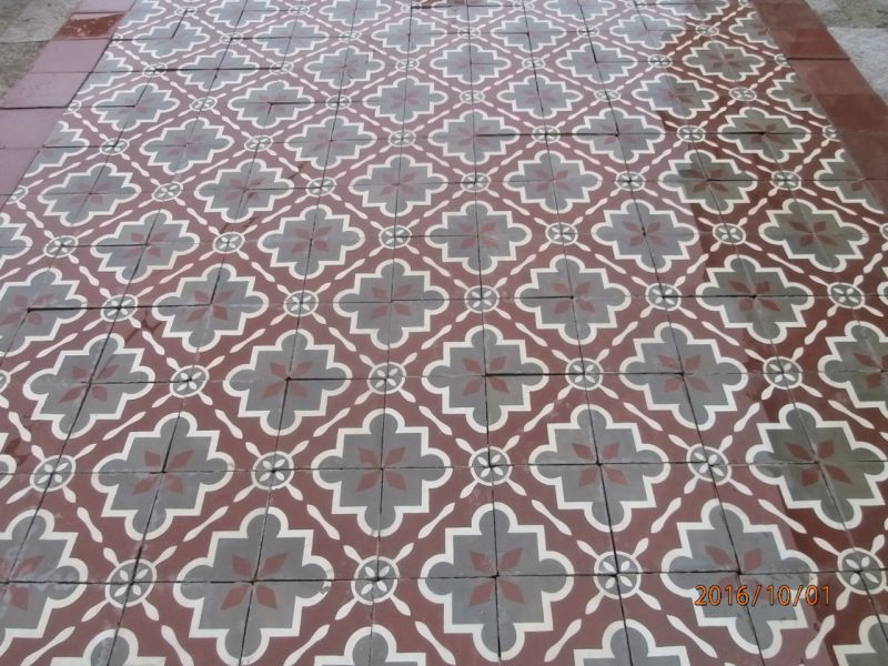 Really old spanish patterned tiles