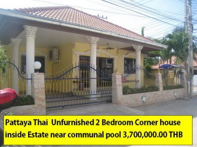 Thailand Pattaya 2 Detached Homes in Estates