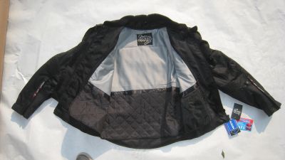 NEW Textile Sports Style Racing Jacket with Amrour and Vents