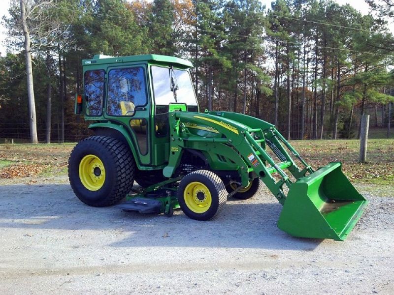 2007 John Deere 4120 Loader Mower Cab 4x4