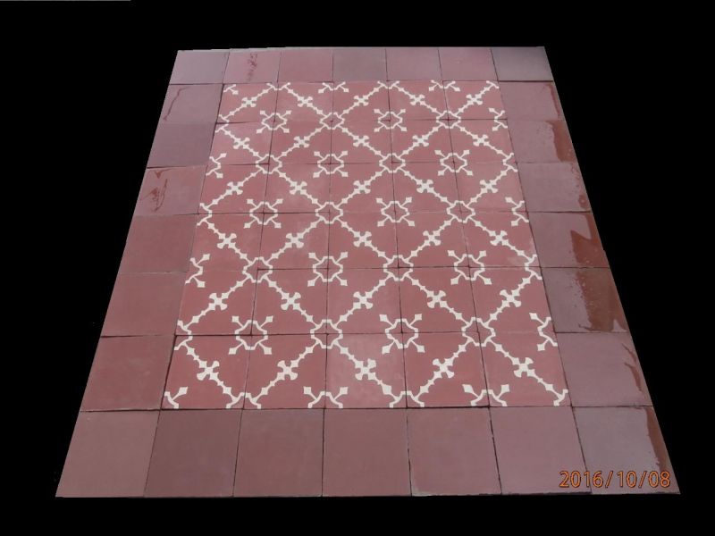 Really old spanish patterned floor tiles