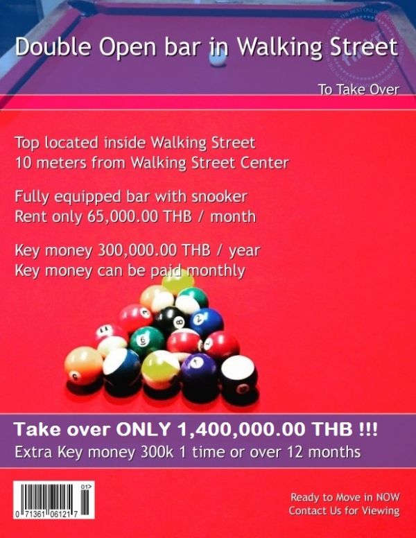 Thailand Pattaya Walking Street Bar Take Over