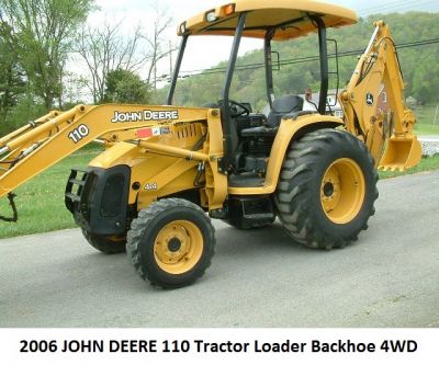 2006 JOHN DEERE 110 Tractor Loader Backhoe 4WD