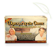 Mystique of the Orient Herbal Rejuvenating Soap impeding the chances of skin ailments