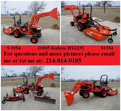 2005 Kubota BX2230 4wd $1954