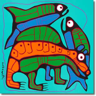 Christmas Cards by Norval Morrisseau!