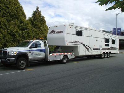 RV Hauling Canada, Park Model Trailer Hauling, Camper Hauling, Trailer Hauling, Since 1997
