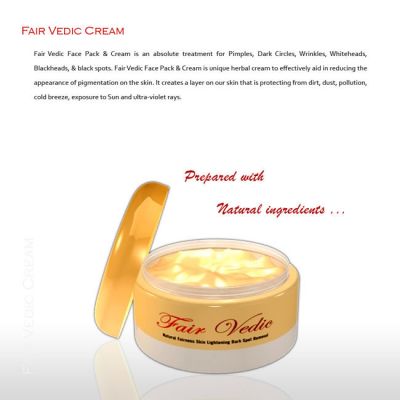 Fairness Cream, Herbal Face Pack, Men's Fairness Cream, Fair Vedic Face Pack Call 09350487721