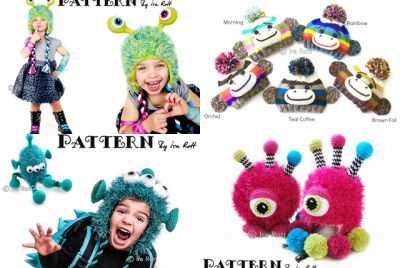 Crochet Animal hats, Alien Monster Hats, Photo Props and Crochet Patterns