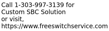 Custom SBC Solution Development in FreeSWITCH 