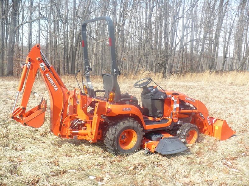 2011 Kubota BX25D 4X4 TLB, 60 Mower deck