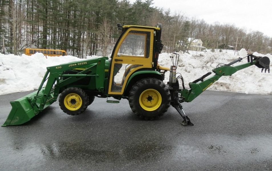 2004 John Deere 4310 4x4 Loader Backhoe Cab