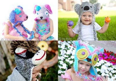 Handmade Crochet Animal Hats for all ages