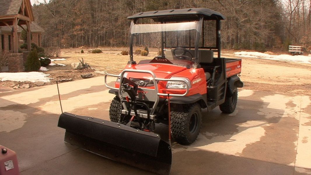 2007 Kubota RTV 900G Plow, Roof, Windshield