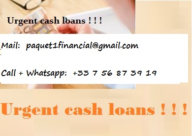 Urgent cash loans ! ! !
