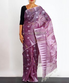 Online shopping for pure jamdhani silk sarees by unnatisilks