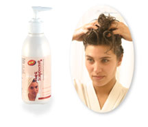Sponge down your hair with Hair & Scalp Doctor - Antibacterial Shampoo