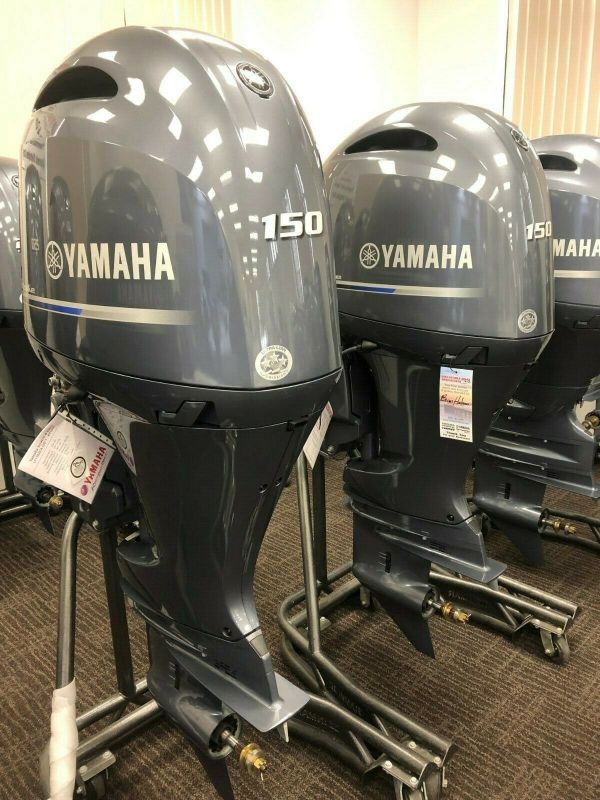  Slightly Used Yamaha 150HP 4-Stroke Outboard Motor Engine