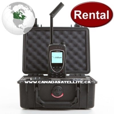 Iridium 9575 Extreme Satellite Phone Rental w/ GPS+ Free Delivery anywhere in Canada