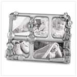 Pewter Baby Collage Frame #38675