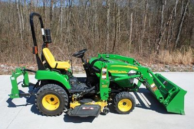 2009 John Deere 2305 4WD Loader, Mower, iMatch